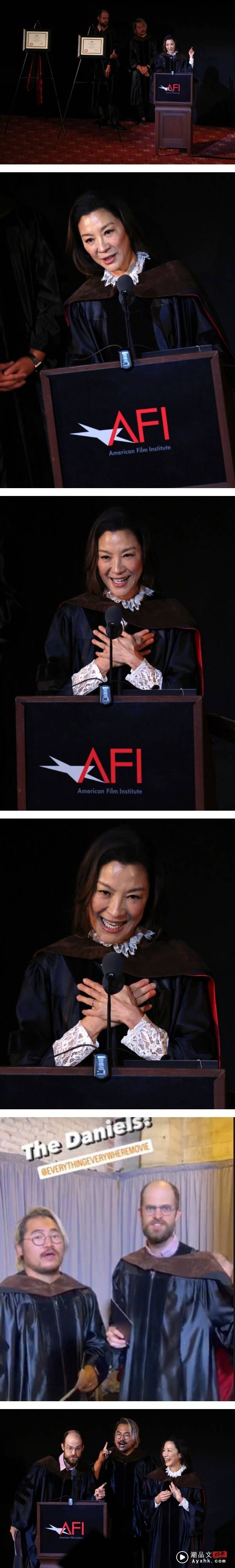 杨紫琼荣获美国电影学院荣誉艺术博士学位！兴奋喊话：妈妈终于认可我了 娱乐资讯 图2张
